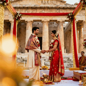 Hindu Pandit in Santorini